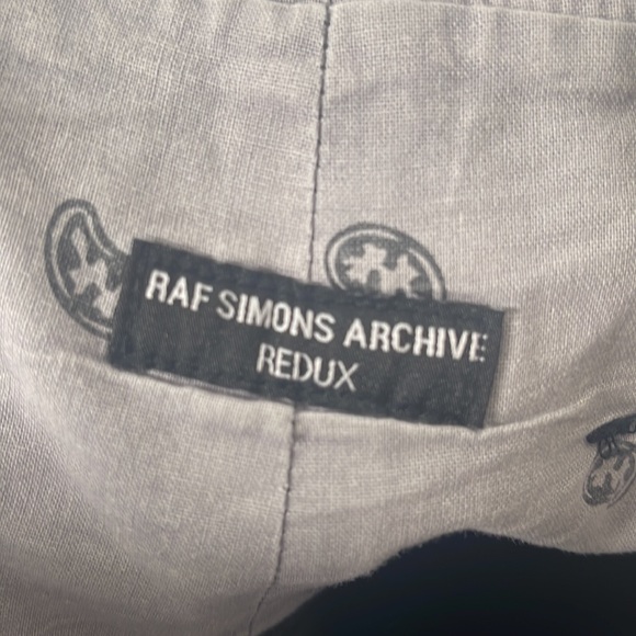 Raf Simons Archive Redux Wide Leg Jeans Black Wash Oversized Italy Sz 36 - Picture 10 of 15